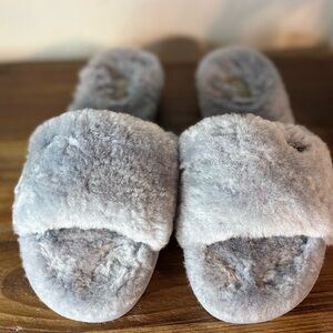 UGG Soft Gray Slippers Size 6